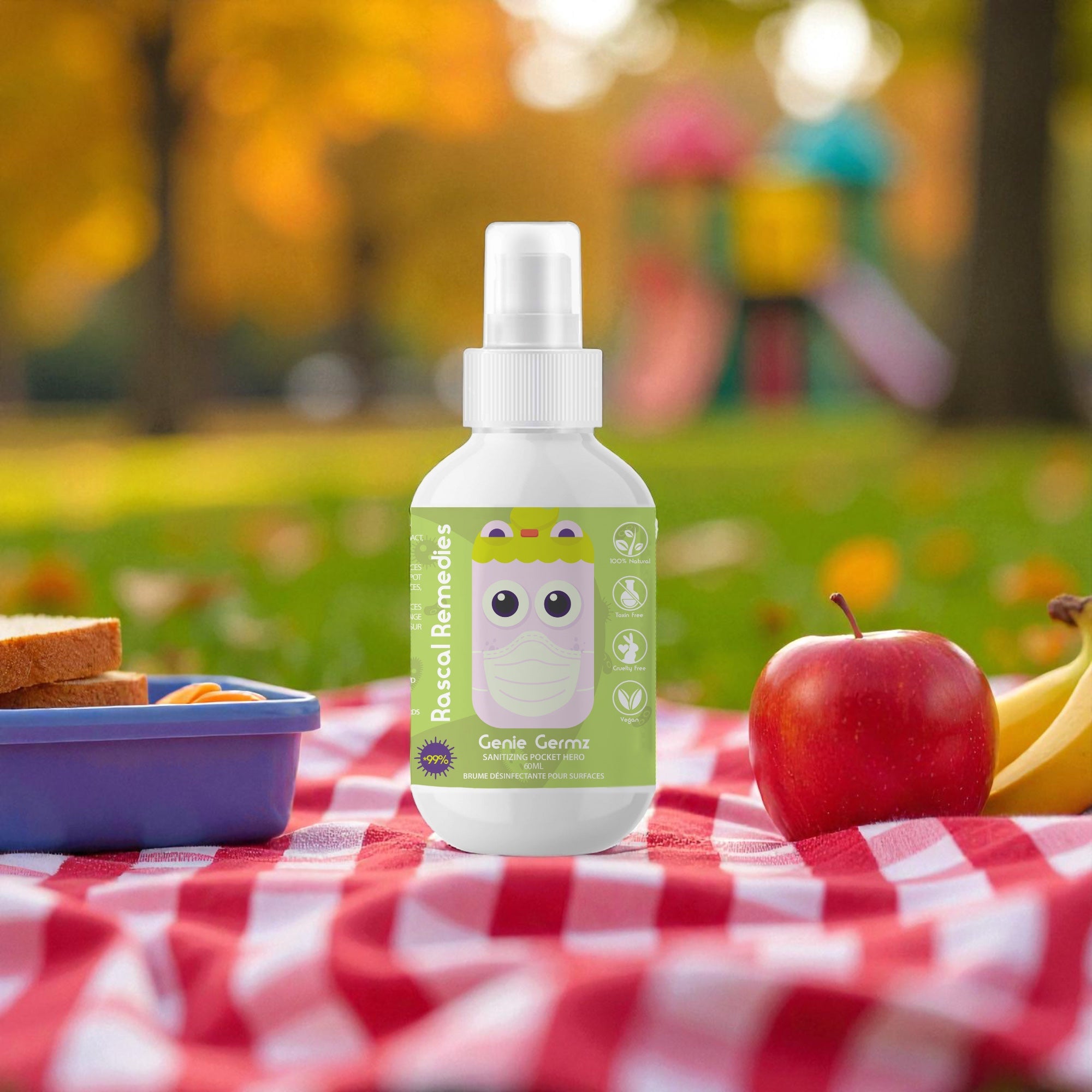 Genie Germz Sanitizing Pocket Hero | 60mL – Rascal Remedies Inc.