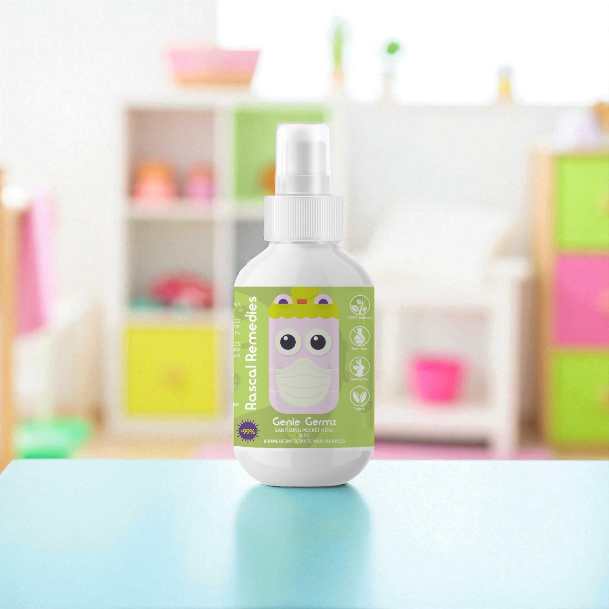 Genie Germz Sanitizing Pocket Hero | 60mL – Rascal Remedies Inc.